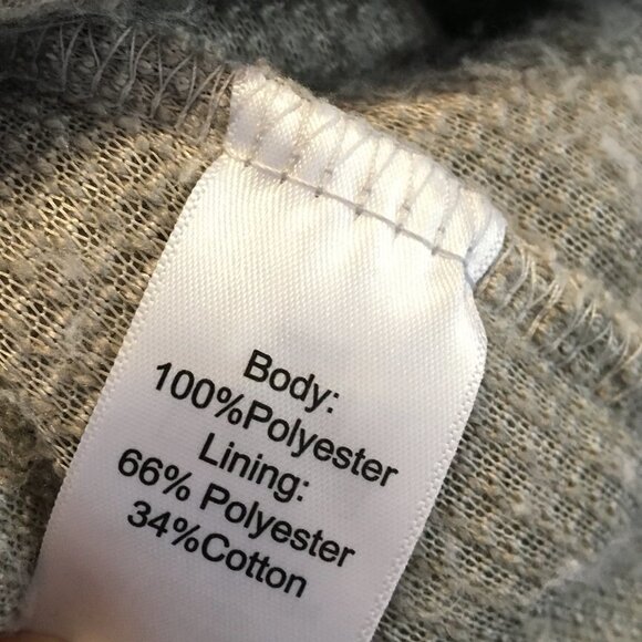 Maurices Sherpa Pullover Cowl Neck Oatmeal Gray Size XXL - Picture 6 of 8